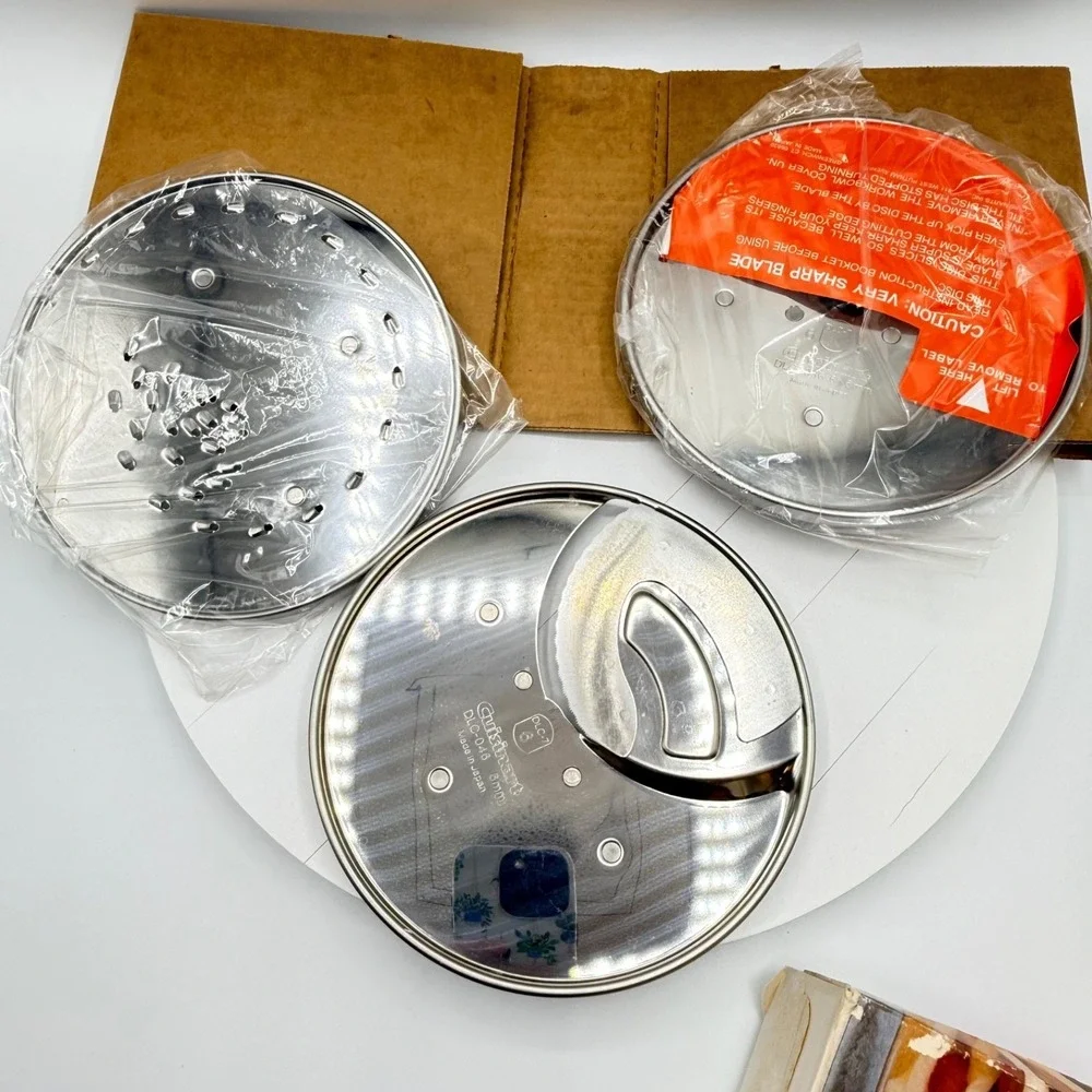 CUISINART CUSTOM DISC SET TWO DLC-7 SERIES DLC-072 Fine Shred Thick‎ Chop French